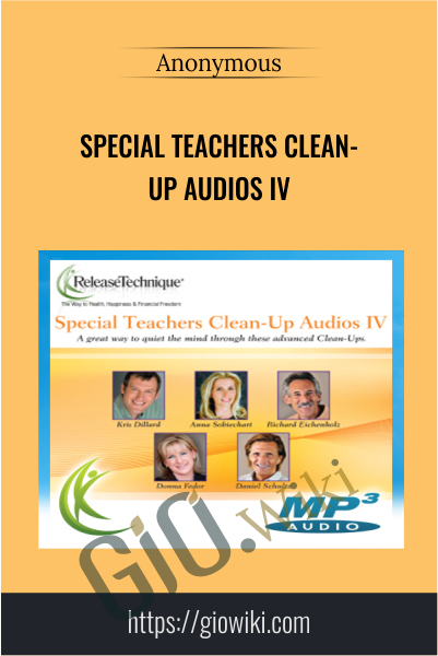 Special Teachers Clean- Up Audios Iv