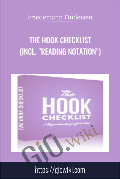 The Hook Checklist  (incl. "reading Notation") - Friedemann Findeisen