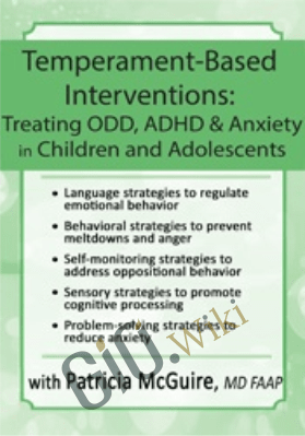 Temperament-Based Interventions: Treating ODD, ADHD & Anxiety in Children and Adolescents - Patricia McGuire