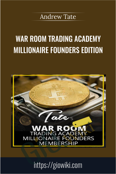 War Room Trading Academy Millionaire Founders Edition - Andrew Tate