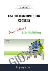 List Building Home Study CD Series – Sean Mize