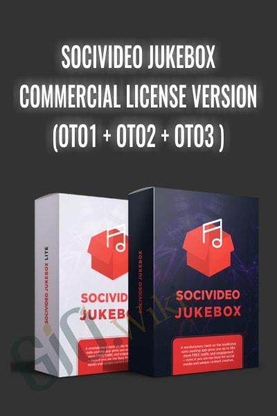 SociVideo Jukebox – Commercial License Version