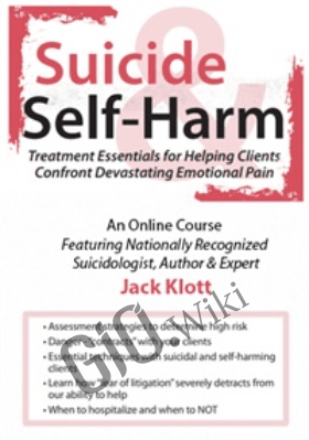 Suicide & Self-Harm: Stopping the Pain -  Jack Klott & Janina Fisher
