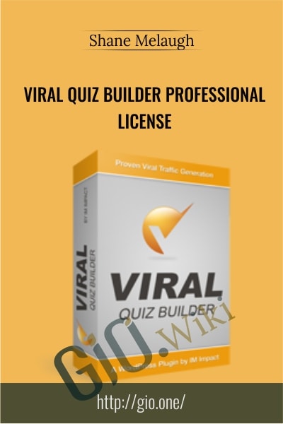 Viral Quiz Builder Professional License - Shane Melaugh