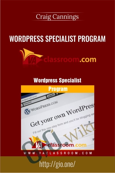 WordPress Specialist Program - Craig Cannings