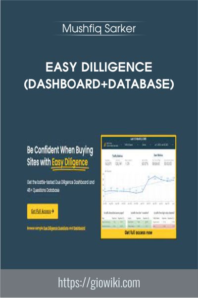 Easy Dilligence (Dashboard+Database) - Mushfiq Sarker