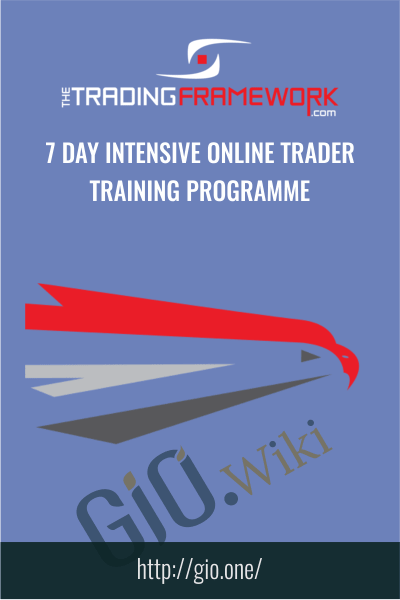 7 Day Intensive Online Trader Training Programme - The Trading Framework
