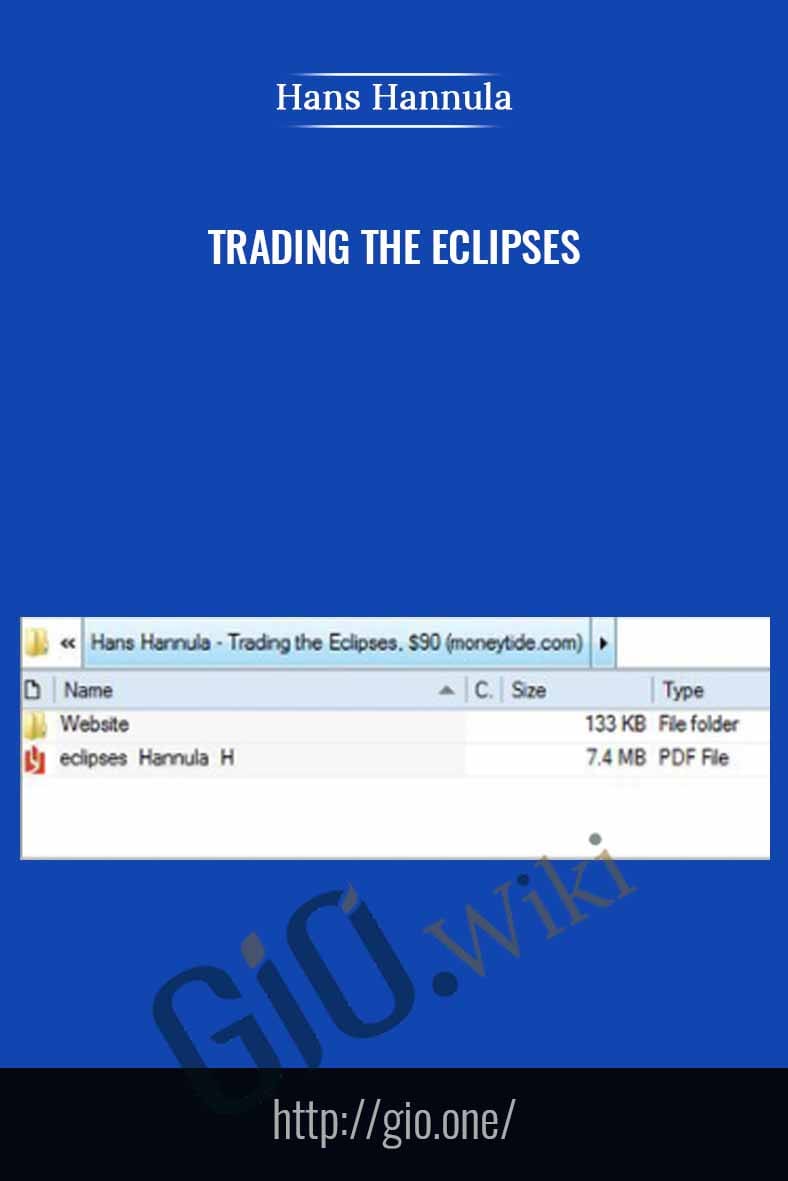 Trading the Eclipses - Hans Hannula