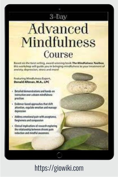 3-Day Advanced Mindfulness Course - Mr. Donald Altman