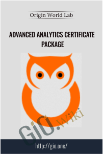 Advanced Analytics Certificate Package –  Origin World Lab