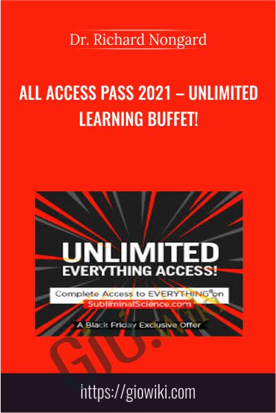 All Access Pass 2021 – Unlimited Learning Buffet! - Dr. Richard Nongard