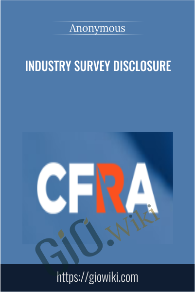 Industry Survey Disclosure