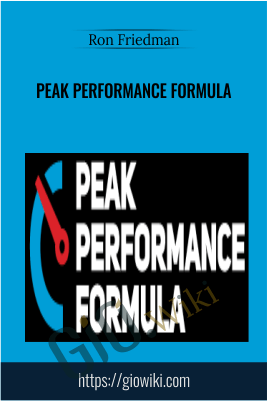 Peak Performance Formula - Ron Friedman