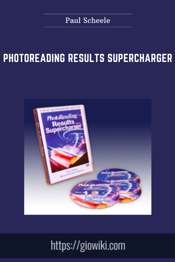 PhotoReading Results Supercharger - Paul Scheele