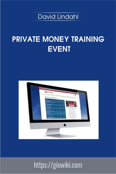 Private Money Training Event - David Lindahl