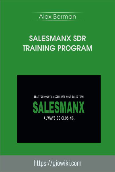 SalesmanX SDR Training Program - Alex Berman