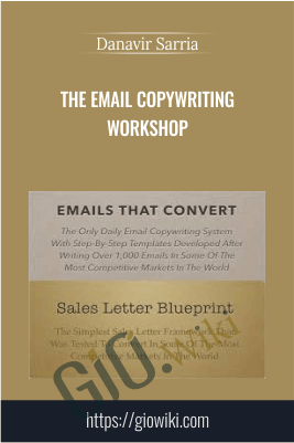 The Email Copywriting Workshop -  Danavir Sarria