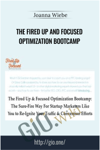 The Fired Up and Focused Optimization Bootcamp – Joanna Wiebe