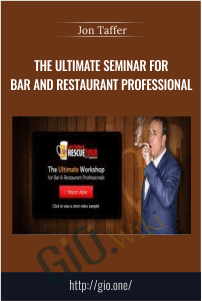 The Ultimate Seminar For Bar And Restaurant Professional – Jon Taffer