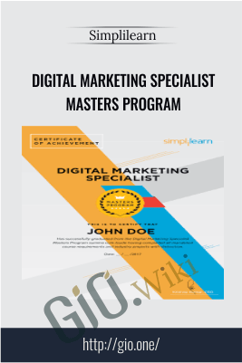 Digital Marketing Specialist Masters Program - Simplilearn