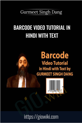 Barcode Video Tutorial in Hindi with Text - Gurmeet Singh Dang