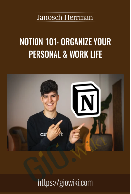 Notion 101: Organize Your Personal & Work Life - Janosch Herrmann
