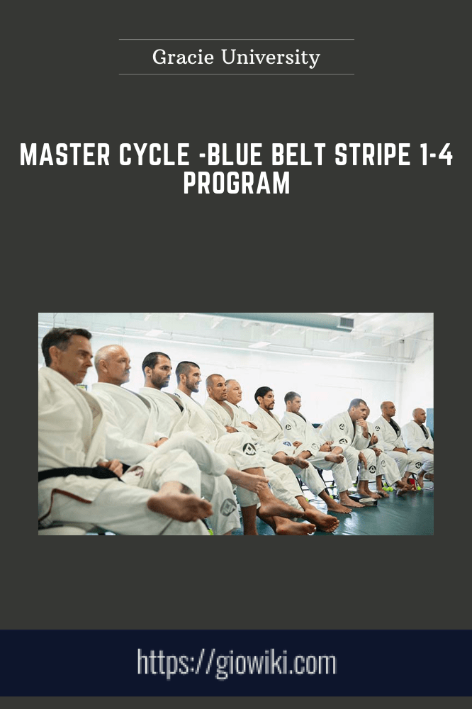 Master Cycle -Blue Belt Stripe 1-4 Program - Gracie University
