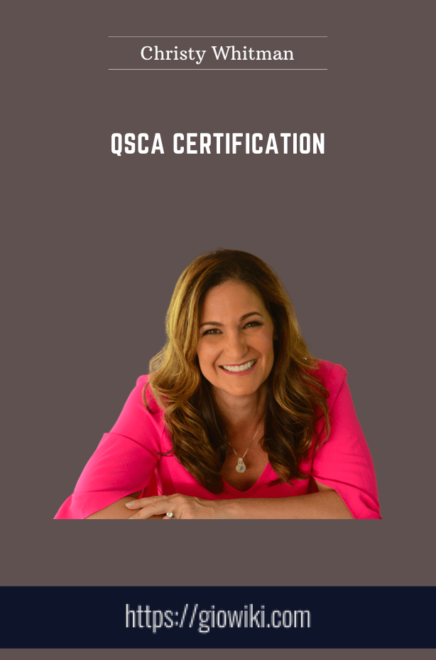 QSCA Certification - Christy Whitman