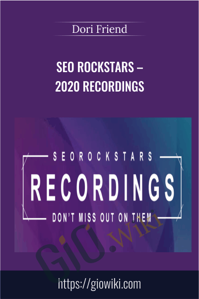 Seo Rockstars – 2020 Recordings – Dori Friend