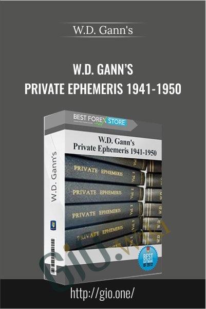 W.D. Gann’s Private Ephemeris 1941-1950 - W.D. Gann’s