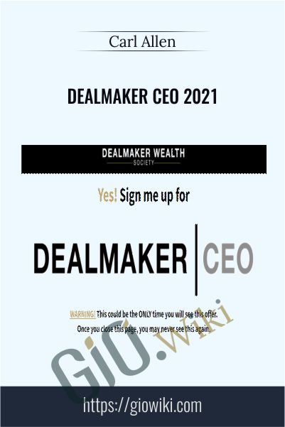 Dealmaker CEO 2021 - Carl Allen