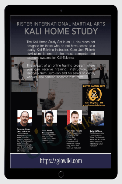 Kali Home Study Set - Jon Rister
