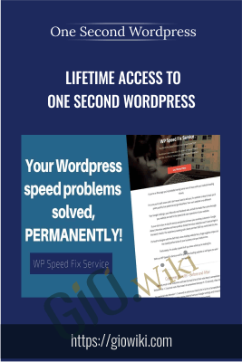 Lifetime Access to One Second Wordpress - One Second Wordpress