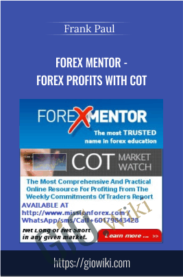 Forex Mentor - Forex Profits with COT - Frank Paul