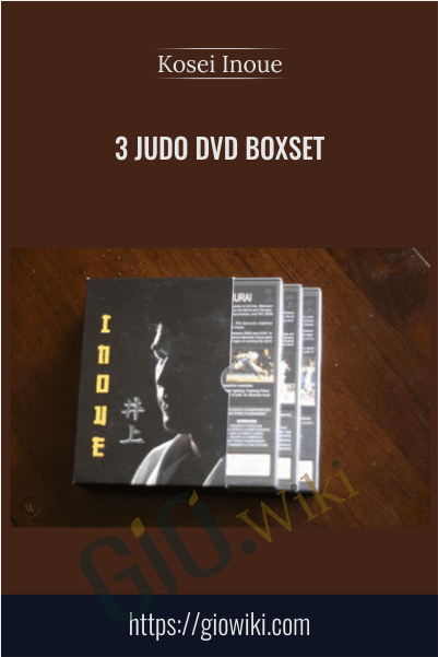 3 Judo DVD Boxset - Kosei Inoue