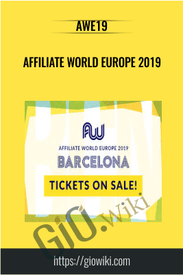 Affiliate World Europe 2019 - AWE19