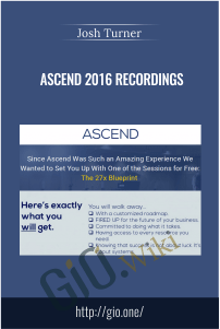Ascend 2016 Recordings – Josh Turner