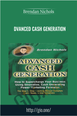 Advanced Cash Generation – Brendan Nichols