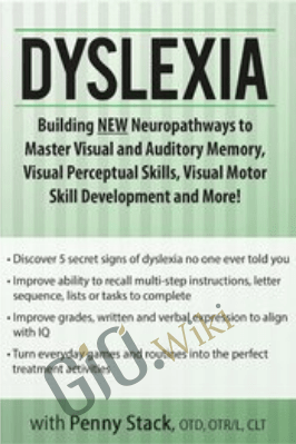 Dyslexia: Building NEW Neuropathways to Master Visual and Auditory Memory, Visual Perceptual Skills, Visual Motor Skill Development and More! - Penny Stack