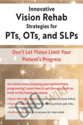 Innovative Vision Rehab Strategies for PTs, OTs, & SLPs: Don't Let Vision Limit Your Patient's Progress - Robert Constantine