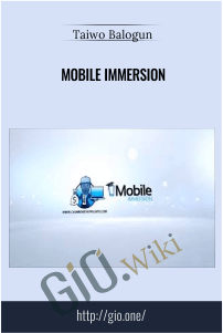 Mobile Immersion – Taiwo Balogun