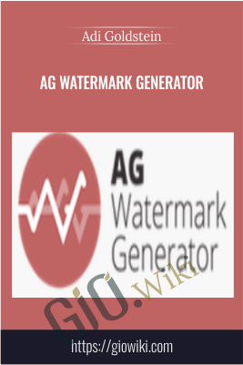 AG Watermark Generator - Adi Goldstein