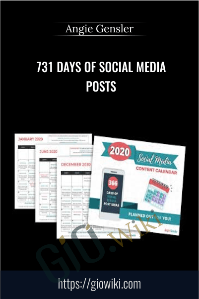 731 Days of Social Media Posts - Angie Gensler