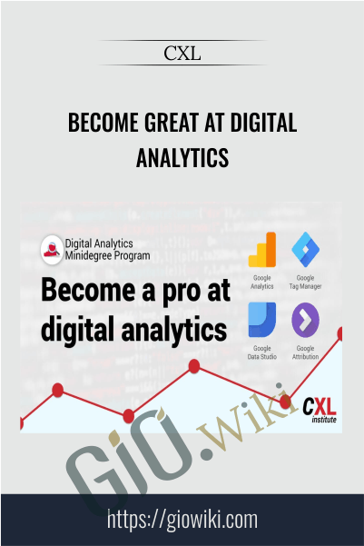 Become great at digital analytics - CXL