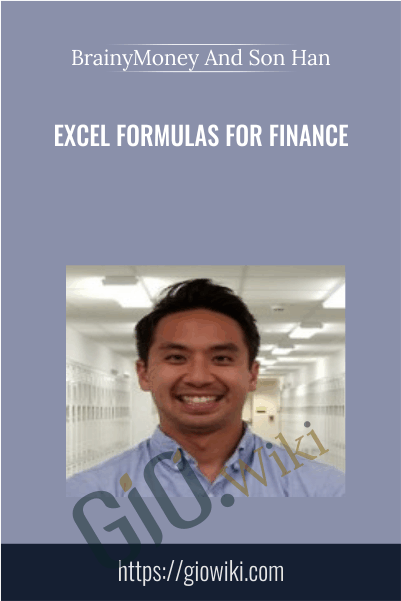 Excel Formulas for Finance - BrainyMoney And Son Han