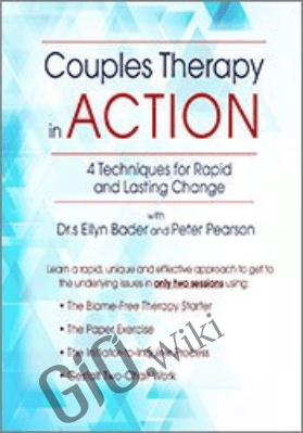 Couples Therapy in Action: 4 Techniques for Rapid and Lasting Change with Drs. Ellyn Bader and Peter Pearson - Ellyn Bader &  Peter Pearson, Ph.D.