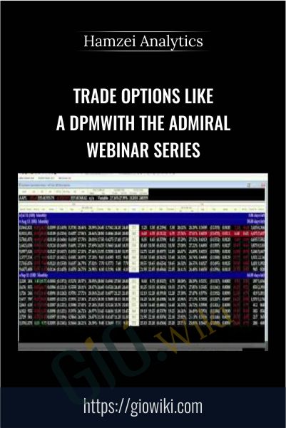 Trade Options Like A DPM With The Admiral Webinar Series – Hamzei Analytics