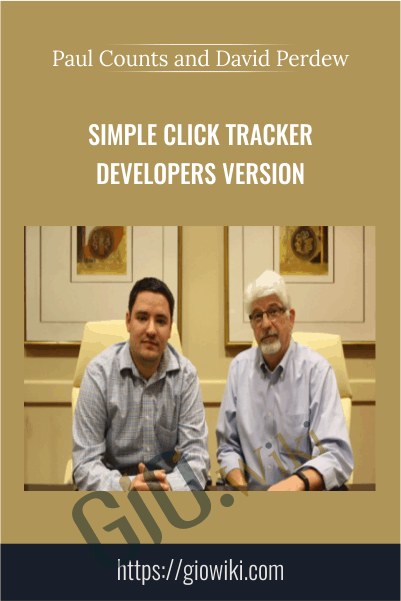 Simple Click Tracker Developers Version – Paul Counts and David Perdew