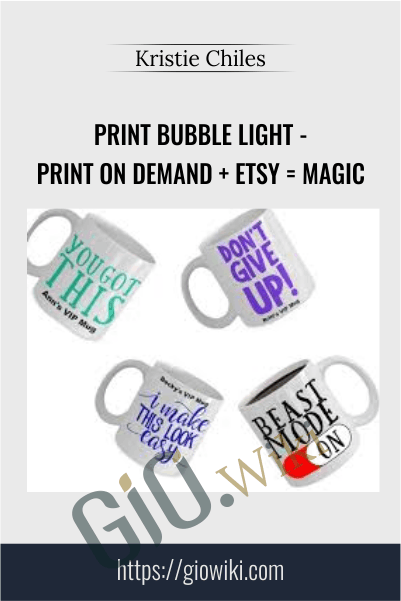 Print Bubble Light - Print on Demand + Etsy = Magic - Kristie Chiles