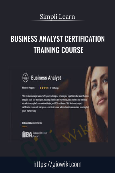 Business Analyst Certification Training Course – Simpli Learn